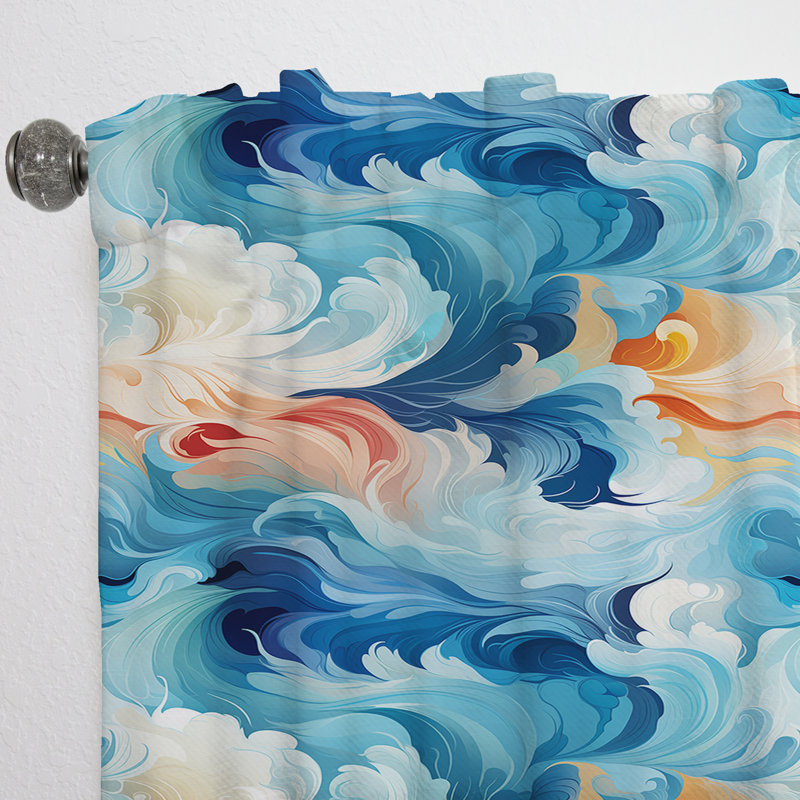 Motif tropical I - Oceanic Mirage, L 52 po x L 90 po