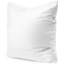 Ensemble de 2 coussins carrés carrés blancs 100% coton, 80% duvet et 20% plumes, plusieurs tailles-93653167