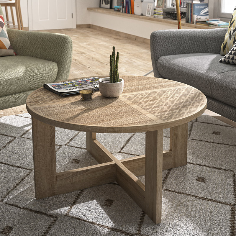 Aleshanee Pedestal Coffee Table