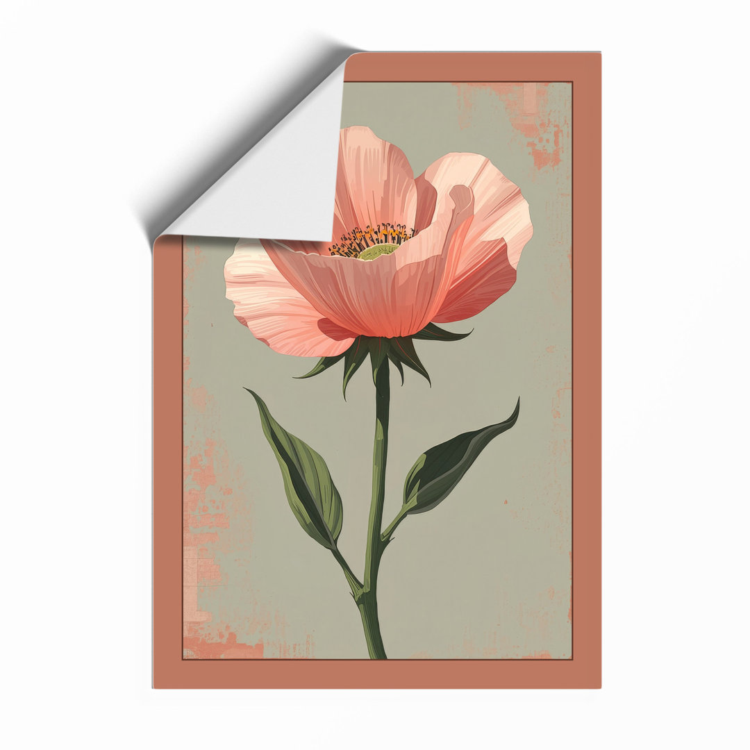 Delicate Bloom Botanical - Framed Print