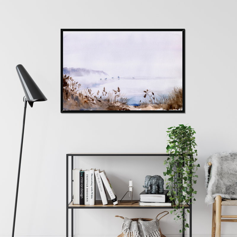Sea Oats Mist I by Jennifer Paxton Parker - Wrapped Canvas Painting Print, Black Framed Paper Print, 55cm H x 80cm W