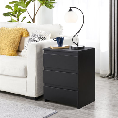 45cm W Manufactured Wood Bedside Table