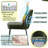 Nat Modern Fabric Upholstered Bar Stools with Spring-1187533967