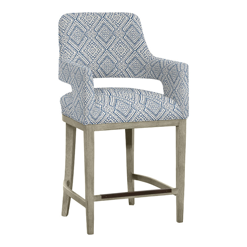 Tabouret de bar et de comptoir Josie, Amande chamois, Perguold Iguazu Royal