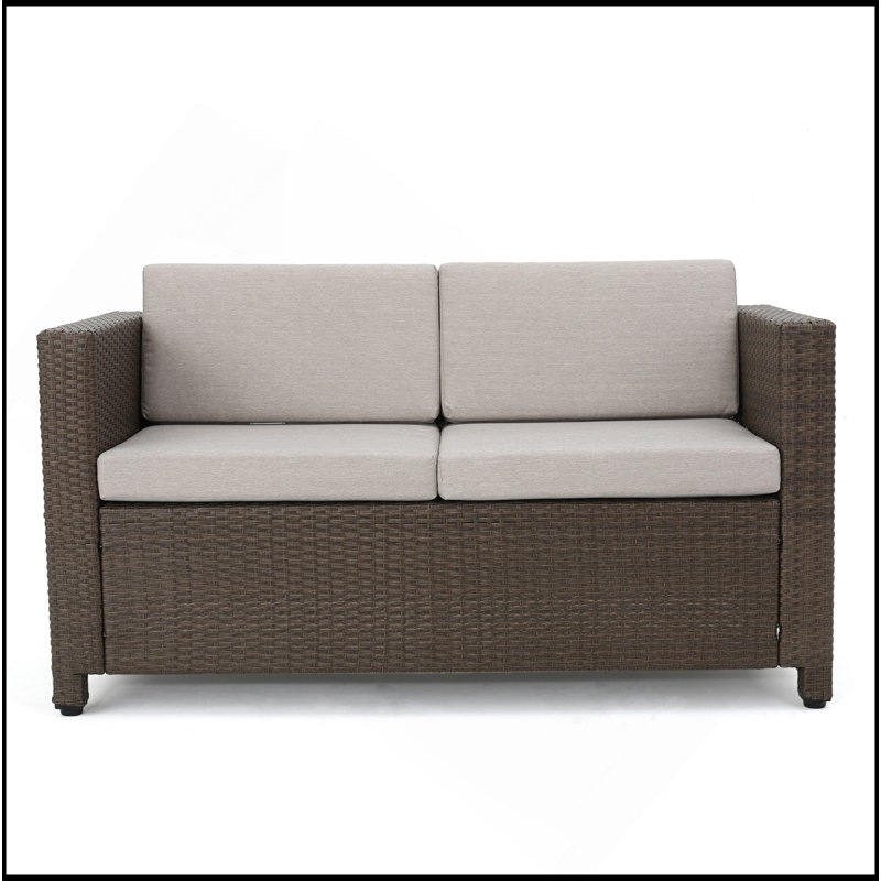 Causeuse, Gris, Brun