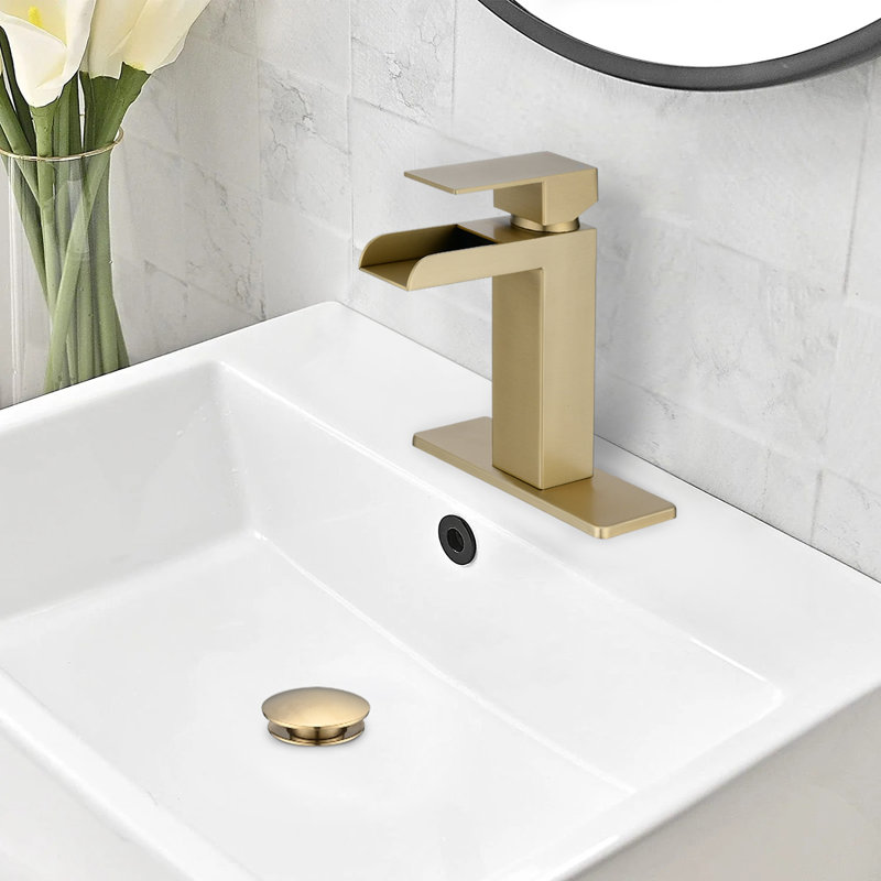 2.75'' W Pop-Up Yes, Brushed Gold