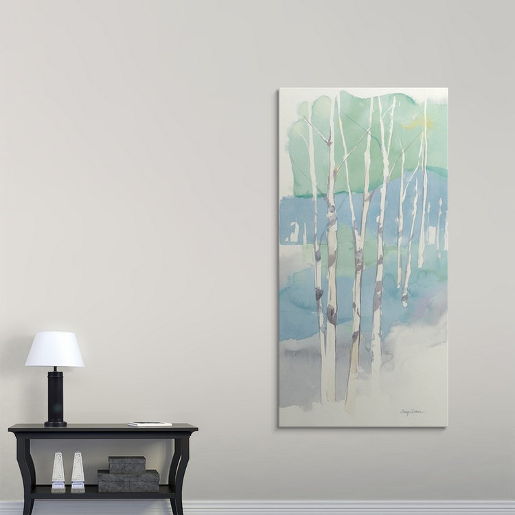 Aniel " Aspens Panel II " by Avery Tillmon, 20" H x 10" W x 1.5" D, Canvas