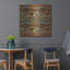Art mural en métal Millwood Pines «Patchwork Lodge And Cabin» par Art Licensing Studio-1117723359