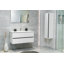 Ensemble de meuble-lavabo mural simple 40 po avec plateau en céramique Veneto-50807987-50807982