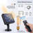 Solar Powered 130ft. Outdoor St38 Edison String Lights With 32 Bulbs & Remote - 2700k Warm White-1112952404