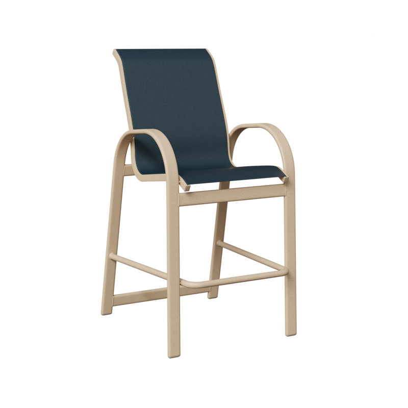 Chaise de bar Cazares Luna, Luna multicolore, Marine