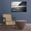 Black Beach Sea Stacks Dramatic Serene Tranquil Coastal Wall Art Print 1 Piece Wrapped Canvas Wall Art-594617822