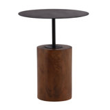 Arlo Mango Wood Side Table, Brown