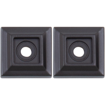 Matte Black Pull Backplate
