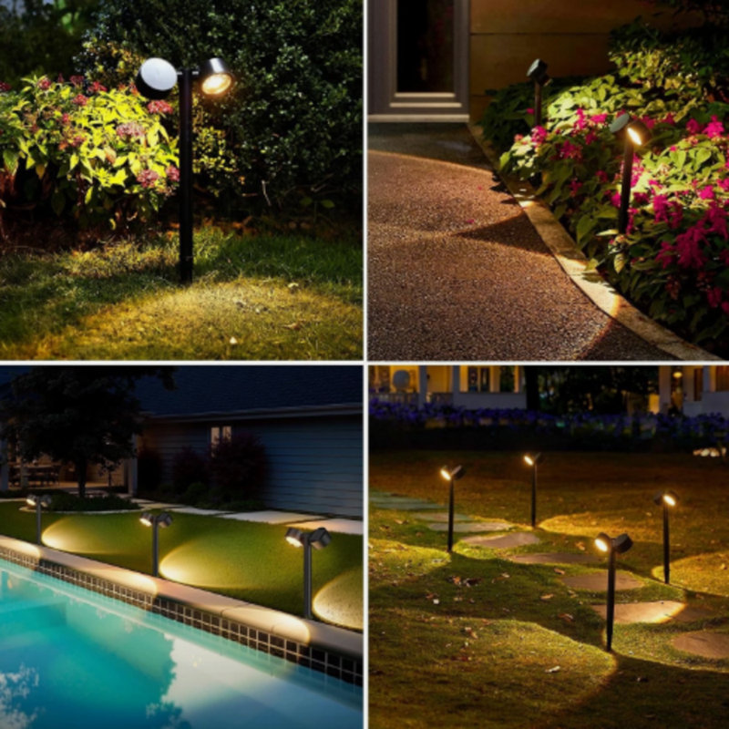 Polished Nickel Solar Powered Pathway Light