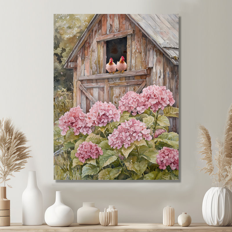 Drayvon - Floral Canvas Wall Art, H 40 po x l 30 po, Toile tendue, Ne s’applique pas