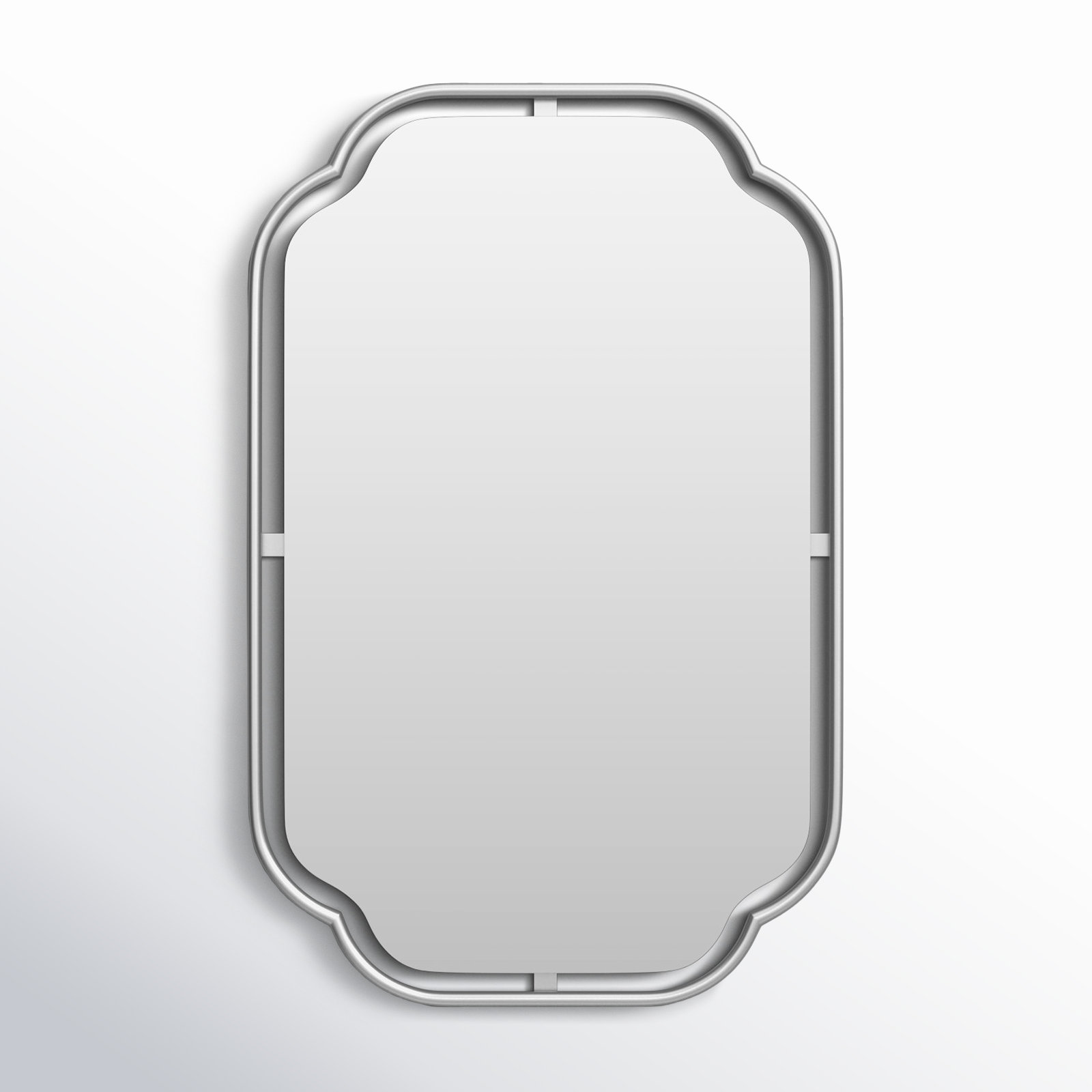 Moors Accent Mirror, Silver, 34" x 22.25"
