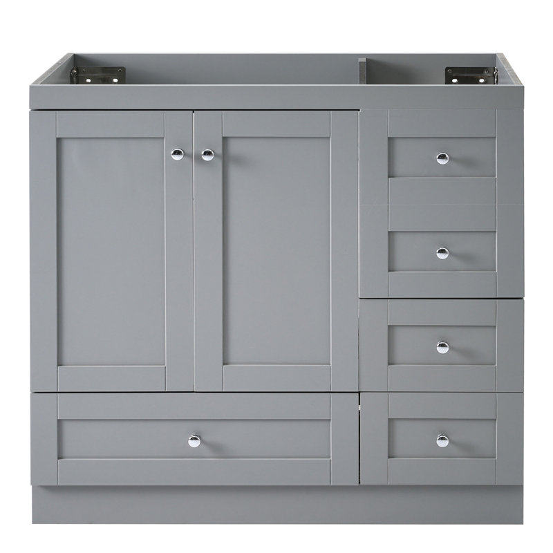 Meuble-lavabo de 36 po Cabinet, Gris