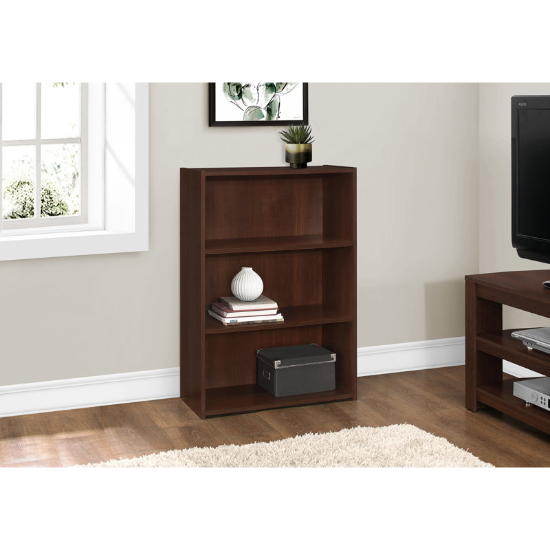 Étagère à livres Jesscia Zora, Cerisier, H 36 po x l 25 po x P 12 po (3 tablettes)