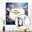 Fleur de pommier fauve Delight I - miroir mural floral carré pour salle de bain-100995020
