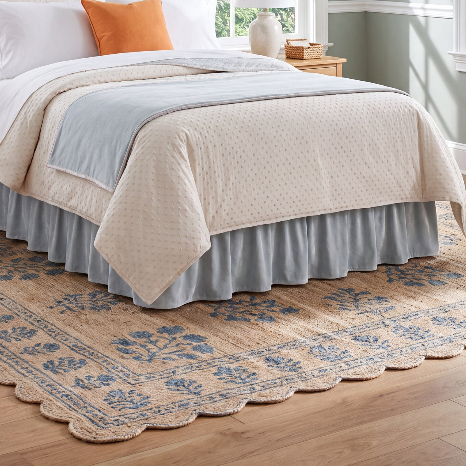 Riesel Ruffled Bed Skirt, Twin