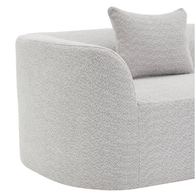 PureNest 116" W x 36" D x 24" H 2-Piece Sponge Right Hand Facing Sectional Sofa