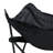2pcs Black Outdoor Folding Chairs With Carry Bag, Comfortable Cushioned Seating, Side Pocket For Essentials, Structure,  Adventures Camping - Foldable, Portable Seating Comfort, Robust Frame,-97366119