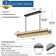 Jaylnn 60 - Light 54’’  Crystal Dimmable LED Kitchen Island Rectangle Chandelier(Includes 60XG4 Bulbs)