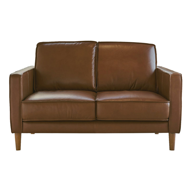 Armonni 3 - Piece Living Room Set, Chestnut Brown Genuine Leather