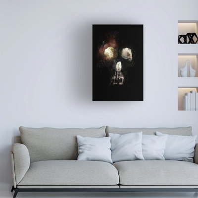 Ali Gulec Cave Skull Canvas Art