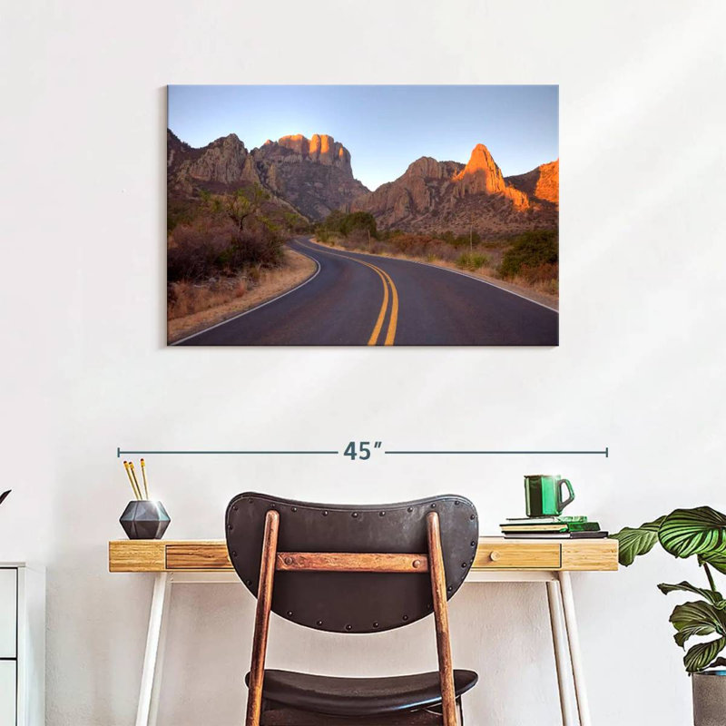 Mehar Texas Mountain Road, 24" H x 36" W
