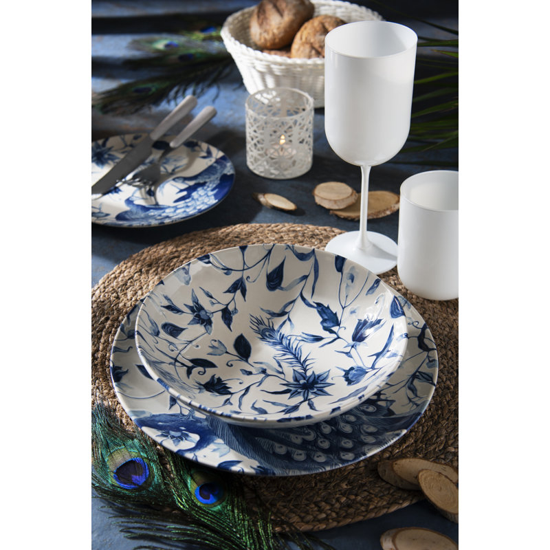 Vanitas Piece Ceramic Dinnerware Set - Service for 4