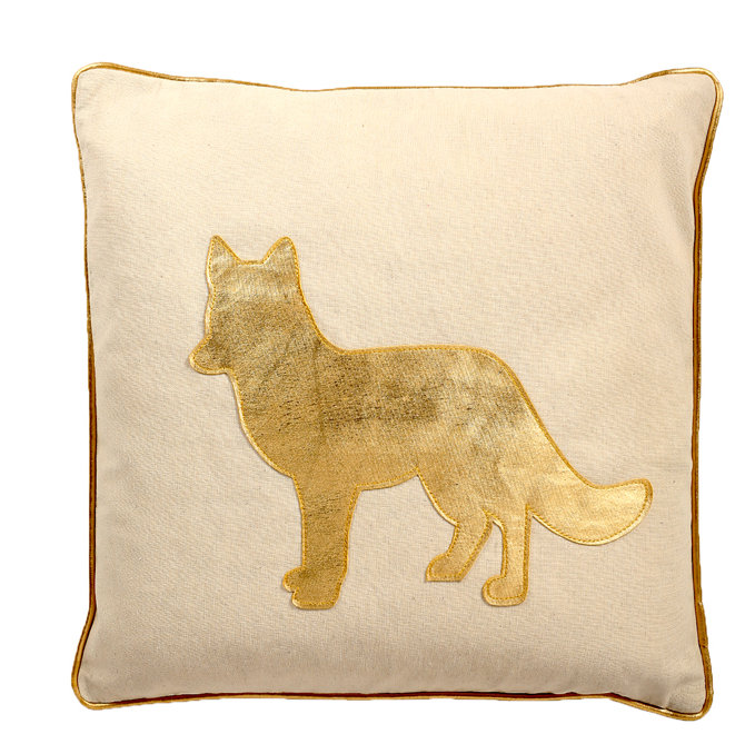 Patchwork Throw Pillow, Gold, Pillow Cover Only - No Insert