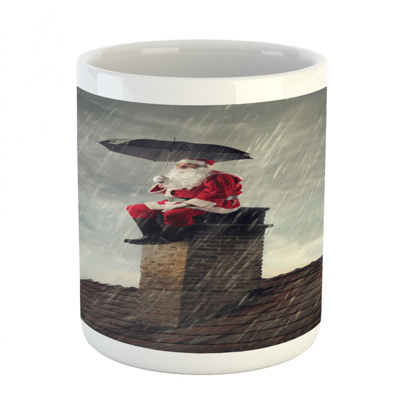 Grande tasse à café santa