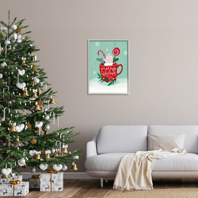 Joyeux Noël cacao chaud - -232, H 30 po x l 24 po x P 1,5 po, Estampe numérique Farmhouse