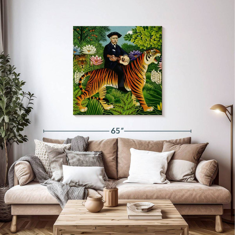 Le rêve d'Abarca Henri Rousseau, H 39 po x l 39 po