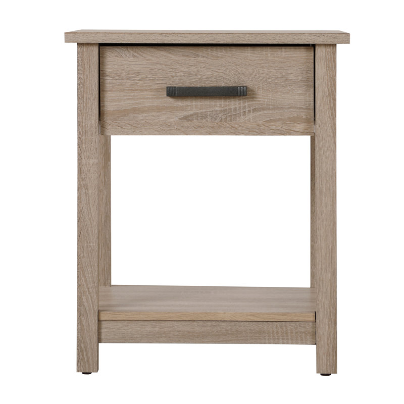 Table de chevet compacte de style contemporain compact pour décoration de chambre à coucher