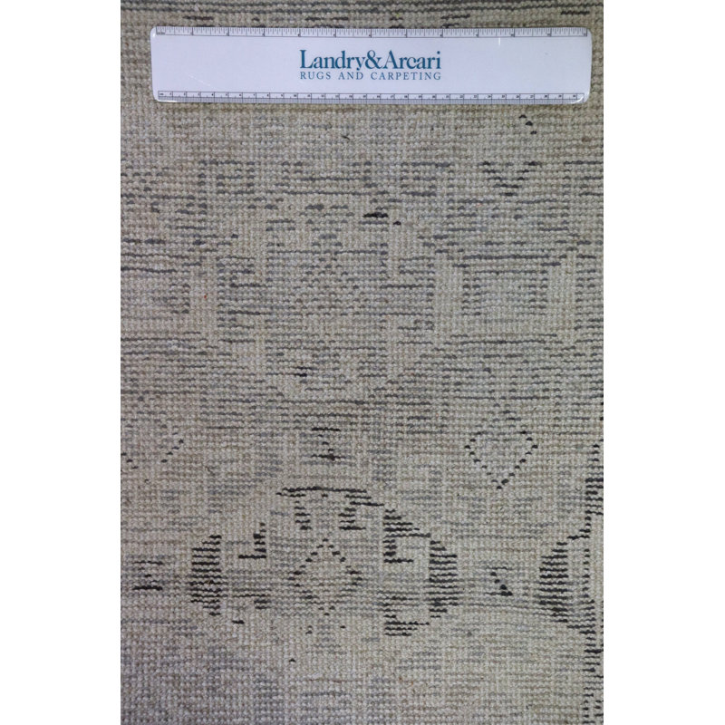 Baku Hand Woven Wool Geometric Area Rug, Rectangle 4'1" x 5'11"