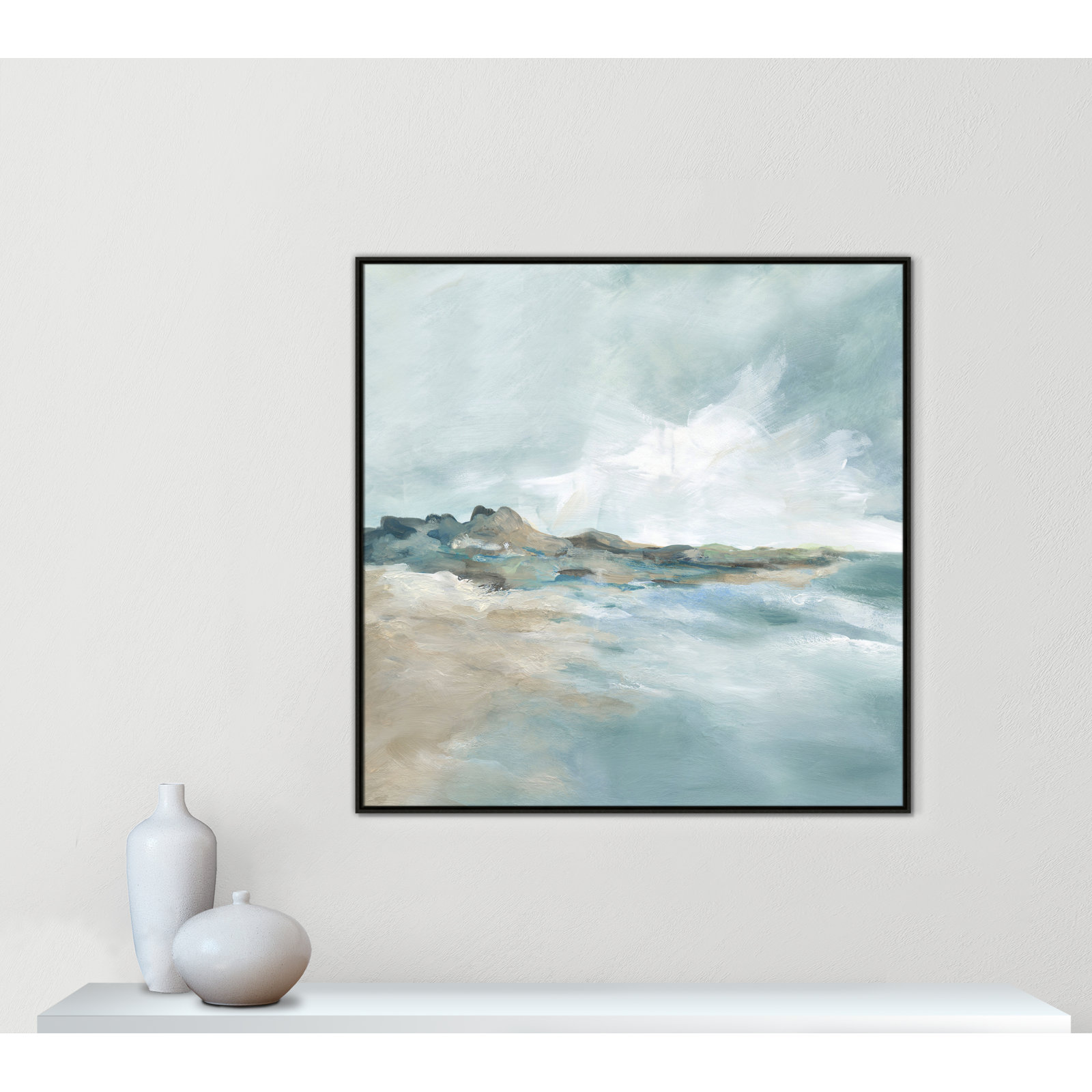 Sandpoint Print by Carol Robinson, Espresso, 46.5" H x 46.5" W