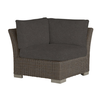 Club Woven Patio Lounge Chair with Cushions