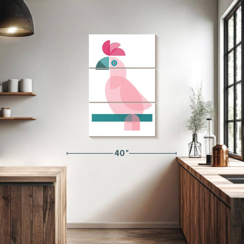 Cacatoès géométrique Ashelle, H 38 po x l 24 po
