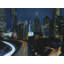 Napperon Atlanta at Night | Polyester bleu cités villes