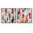 Cityscape Lines Striped Pattern - Abstract Shapes Square Collage Set Of 2-101861949-101861954