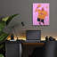 Art mural en verre acrylique 12 po x 16 po «Stay Out Of The Kitchen» par Bebe Keith