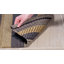 Tapis rayé en laine Grice Kilim-820824329