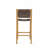 Acacia Wood Outdoor Armless Barstool- Teak