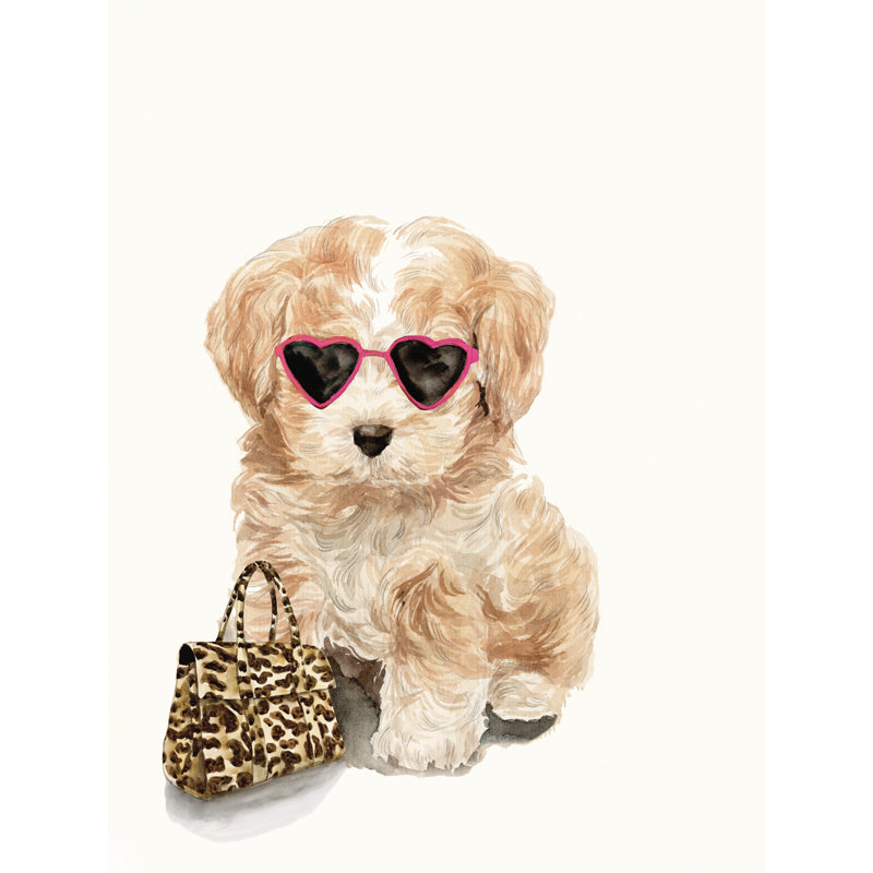 Fashion Puppy par Masey St. Studios, H 36 po x l 24 po
