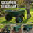 Best Choice Products Heavy Duty Dual-Wheel Wheelbarrow Cart, Built In Stand, 500Lb Capacity, Extra Large Wheels - Green-124340458