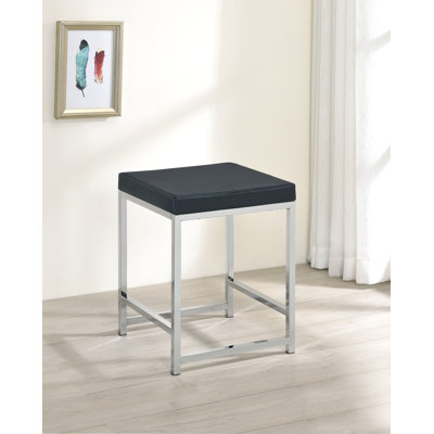Tabouret de coiffeuse en acier