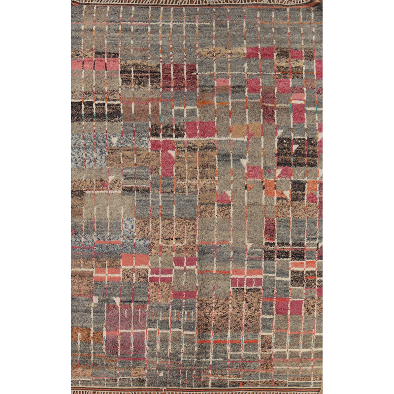 Handmade Plush Moroccan Large Rug 10x15